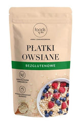 Levann gluten free oat flakes 400g package with mixed berries and oats on the front.